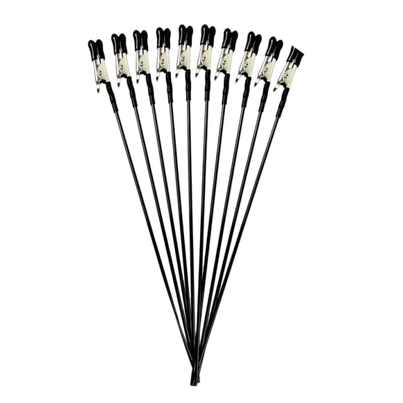 10x Durable Clip de cocodrilo Stick Stand Herramienta de modelado Clip para colorear Cabeza plana Hobby Modelado Pintura en aerosol Aerógrafo Modelo