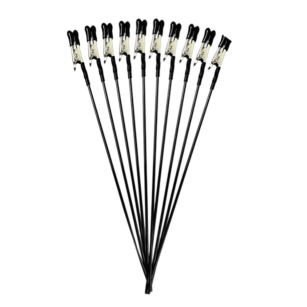 10x Durable Clip de cocodrilo Stick Stand Herramienta de modelado Clip para colorear Cabeza plana Hobby Modelado Pintura en aerosol Aerógrafo Modelo