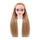 thumbnail image 2 of Cabeza de maniquí de entrenamiento, cabeza de muñeca de práctica de peinado para niños para trenzar cabello, modelo de cabeza de muñeca con soporte de Estilo A, 2 of 5
