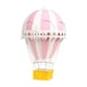 thumbnail image 1 of Adorno De Globo De Aire Caliente Colgante Decorativo Hogar Escritorio Diseño De Escena Rosa, 1 of 5