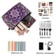 thumbnail image 5 of Bolsa de maquillaje, bolsa de viaje portátil para cosméticos, bolsa con cremallera, bolsa de maquillaje impermeable, bolsa pequeña multifuncional para mujeres, 1 paquete, 5 of 7