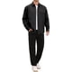 thumbnail image 2 of INSPIRE CHIC Camisas de Hombre Manga Larga Bolsillo en el Pecho Color Sólido Camisa Casual Chaqueta XL Negro, 2 of 6