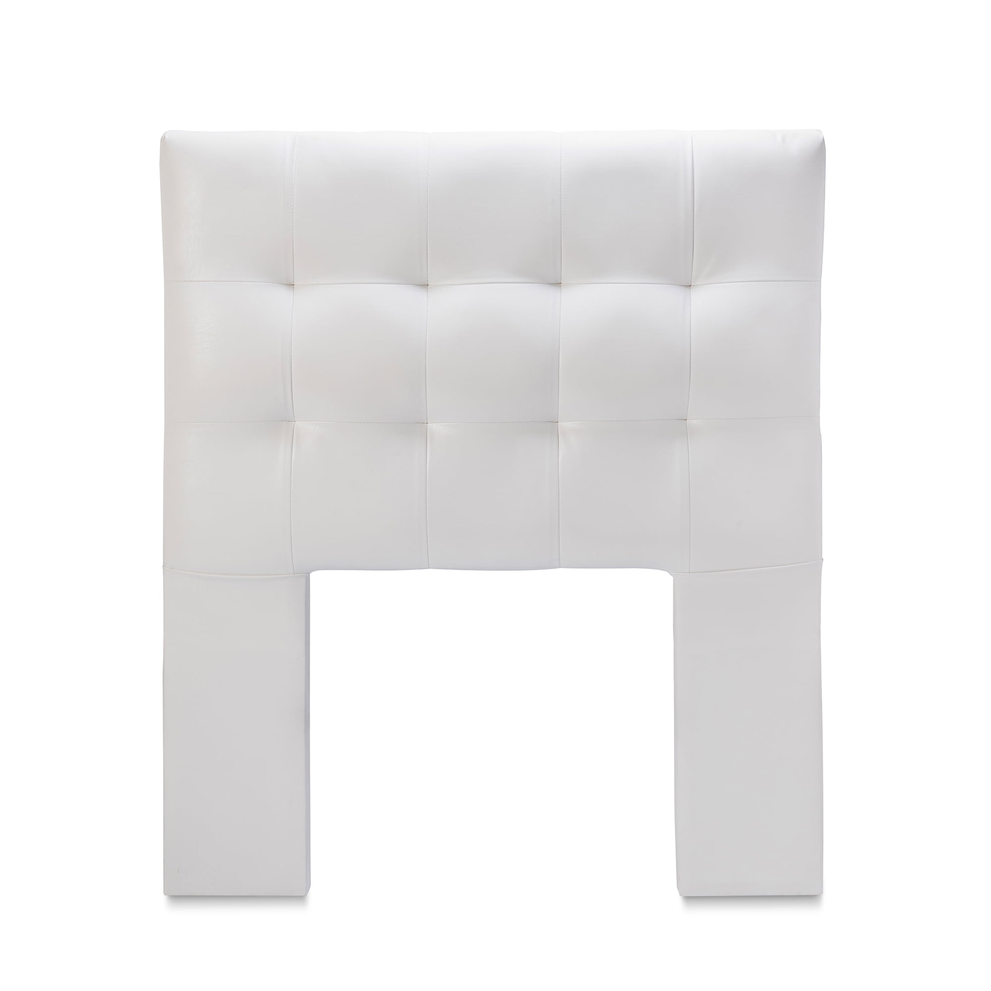 Dgb - Respaldo Cama 1 Plaza Pu Blanco Alicante Cp