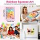 thumbnail image 5 of Set arte papel raspar mágico arcoíris creativo pintura espátula kit fiesta regalos, 5 of 7