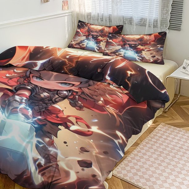 Super Hero Adventures Avengers Heroes Amigos 3 Piece Bedding Set Features Captain America, Hulk, , Bed Sheets