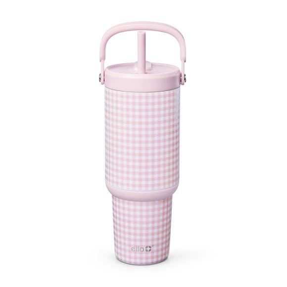 Vaso térmico Ello Oasis Go+ 946 ml a prueba de fugas, rosa