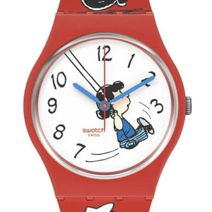 Reloj Swatch Unisex Klunk So28Z106 Rojo 34Mm
