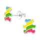 thumbnail image 1 of Aros Plata 925 Forma De Oso Con Epoxi, 1 of 2