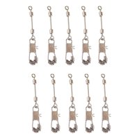 Ioensy - 100 Uds. Anillos Redondos Anillos De Pesca Para Equipo De Asistencia De Pesca Jigging De Agua Salada