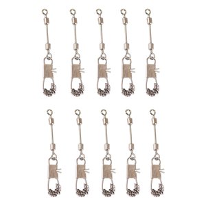 Ioensy - 100 Uds. Anillos Redondos Anillos De Pesca Para Equipo De Asistencia De Pesca Jigging De Agua Salada