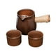 thumbnail image 3 of Tetera De Cerámica Con Taza De Té Con Mango Envuelto En Cuerda Para Casa De Té Doméstica Con 2 Tazas, 3 of 5