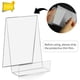 thumbnail image 4 of Soporte para libros ZOEY de acrílico con repisa, exhibidores transparentes, paquete de 5, 4 of 7