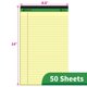 thumbnail image 2 of Blocs de notas legal KAISA 12 unidades 600 hojas 22x35 cm Amarillo, 2 of 8
