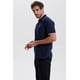 thumbnail image 2 of Polera Hombre Piqué Básica Lisa Azul Marino - lV, 2 of 4