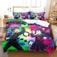 thumbnail image 1 of New Kawaii Hi Score Girl Bedding Set Single Twin Full Size Bed Set Adult Kid Bedroom Duvet cover Sets Girls Anime Bed Bed Sheets, 1 of 5