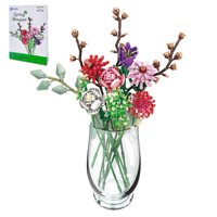 Set De Decoración Contixo Ramo De Rosas Y Flores 1237 Pzas