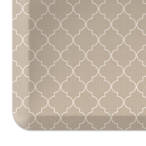 Tapete de Suelo Matterly 51x183 cm Enrejado Khaki