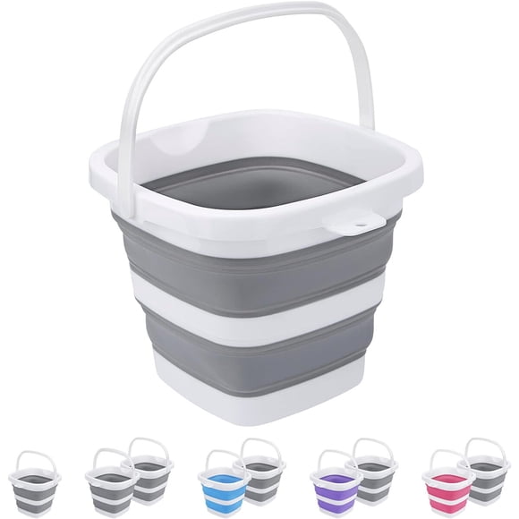 Collapsible Bucket, 5L 1.3 Gallon Small Cleaning Mop Buckets