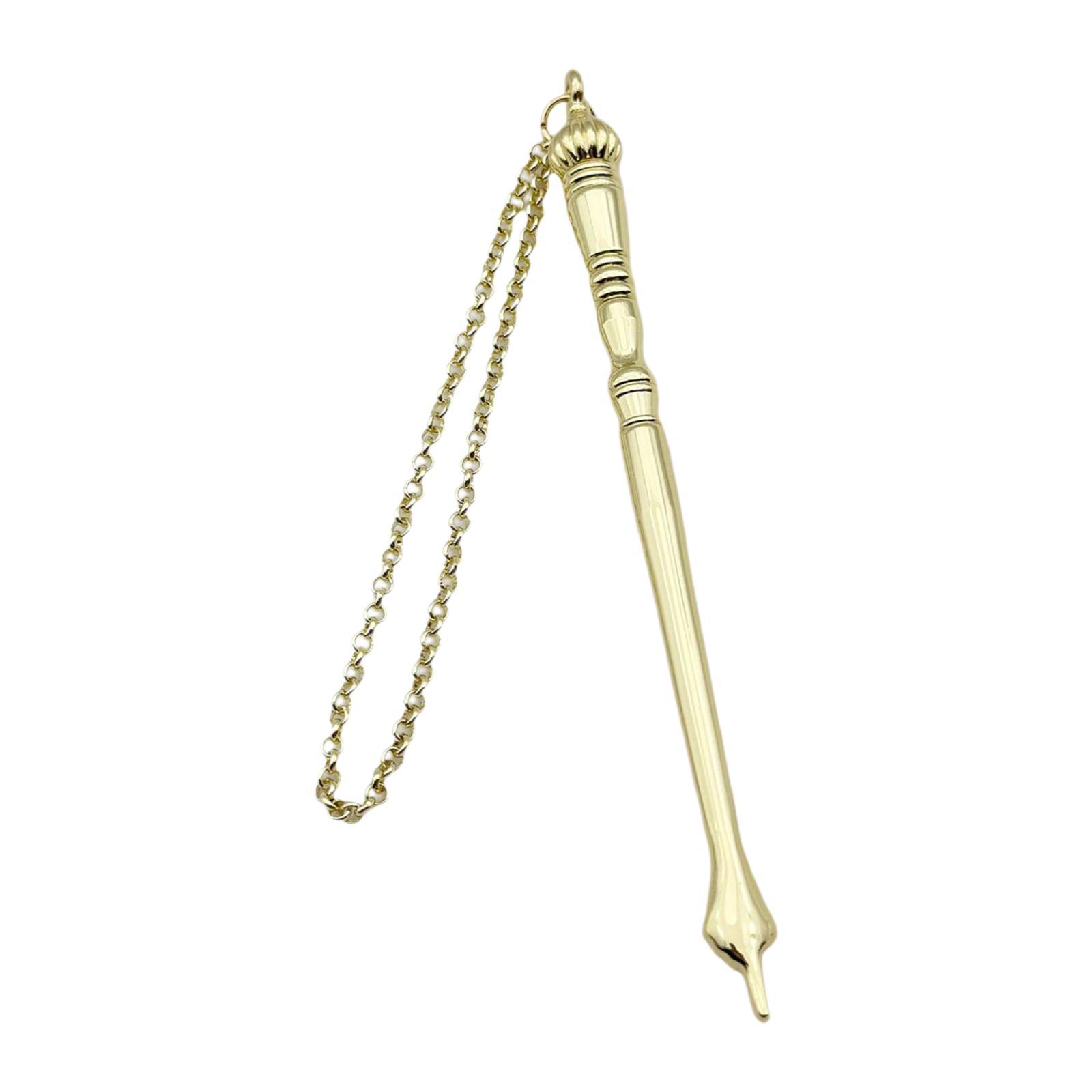 Bothyi - Puntero Yad Torá Herramienta De Lectura Asistente De Mano Puntero Manual Yad Puntero Bíblico Tapa De Cebolla Dorada