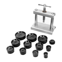 Ioensy - Kit De Herramientas De Prensa De Reloj De Repuesto Con Troqueles De Ajuste, Removedor De Caja De Abridor De Reloj