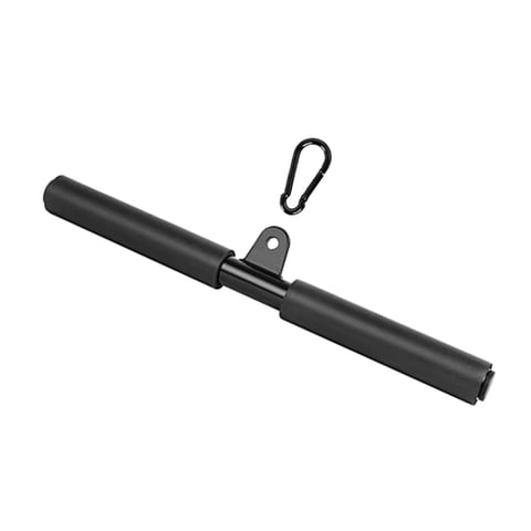Magideal - Accesorio Para Máquina De Cable Con Barra Lat De Polea Alta, Ligero Y Práctico, Con Agarre Antideslizante Para Gimnasio En Casa Y Asa Para Gimnasio L Recta