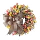 thumbnail image 4 of Corona de puerta delantera, hermosa corona de puerta de primavera completa, coronas de flores artificiales, corona de cartel de bienvenida para fiesta 45cm, 4 of 5