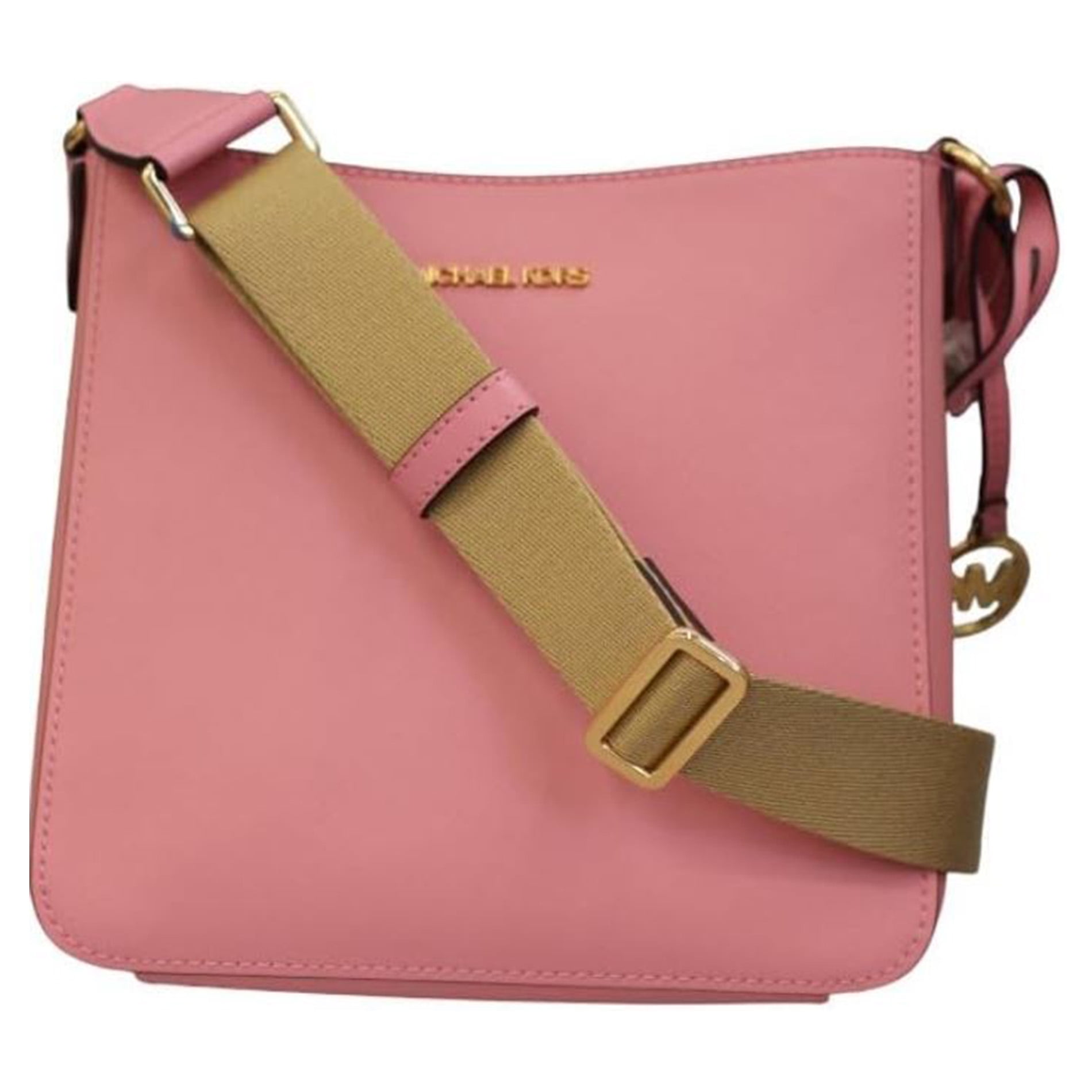 Cartera Michael Kors Womens Small Leather Crossbody Bag Carnation