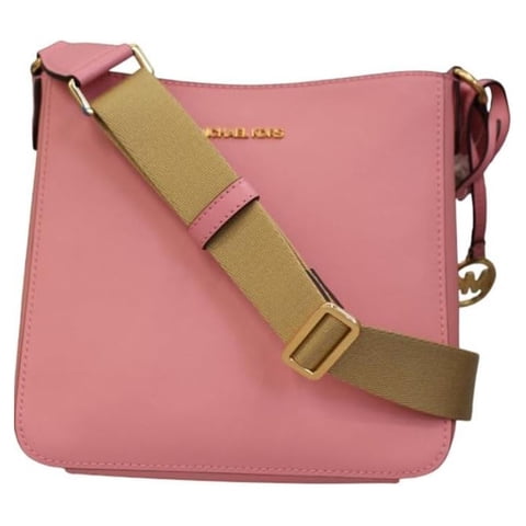 Cartera Michael Kors Womens Small Leather Crossbody Bag Carnation