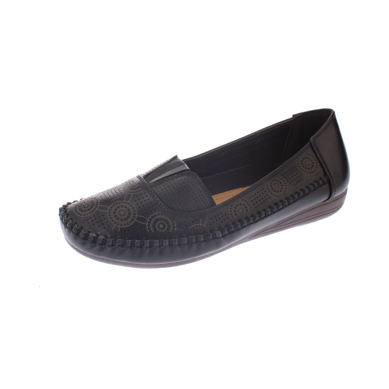 Vía Franca - Mocasín Negro Modelo Italiano