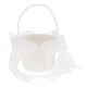 thumbnail image 2 of Beige Satin Flower Muchacha Cesta Grande Arco De Tul Fiesta De Boda Suministros, 2 of 3