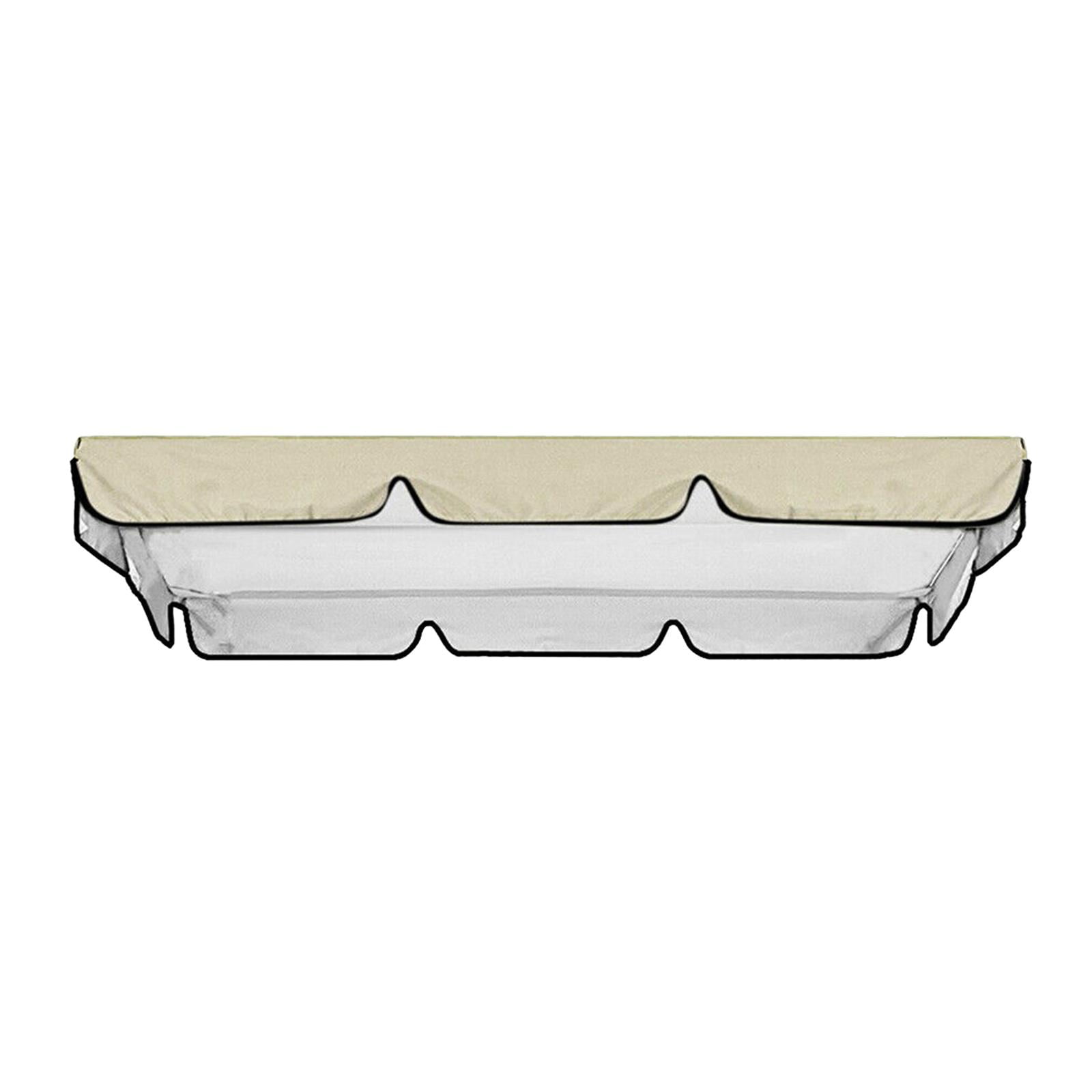 Magideal - Cubierta Superior De Repuesto Para Toldo Abatible, Resistente Al Agua, Fácil De Instalar, Cubierta Superior Abatible Para Jardín, Patio, Fiesta, Colum Beige