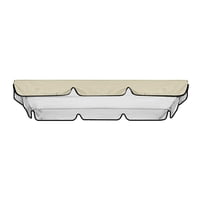 Magideal - Cubierta Superior De Repuesto Para Toldo Abatible, Resistente Al Agua, Fácil De Instalar, Cubierta Superior Abatible Para Jardín, Patio, Fiesta, Colum Beige