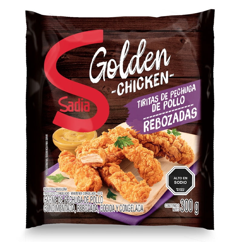 Tiritas De Pollo Rebozadas Golden Chicken 300 g Sadia