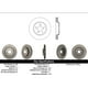 thumbnail image 2 of Disco Freno para auto Honda CR-V 2007-2012 Delantero, 2 of 4