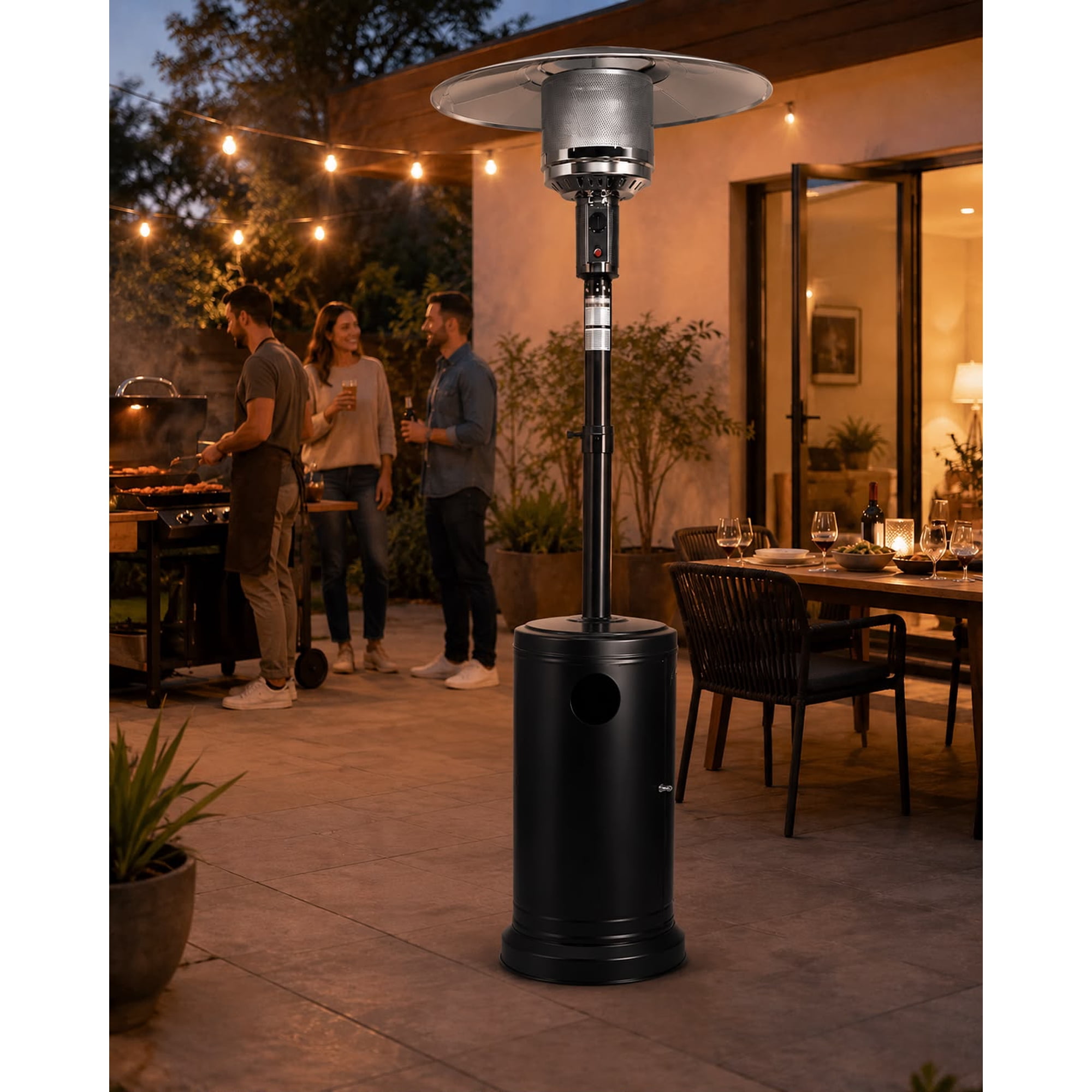 Ethan Global - Estufa De Patio Alta Para Exterior Y Terraza – Elegancia, Confort Y Calor Para Tus Reuniones