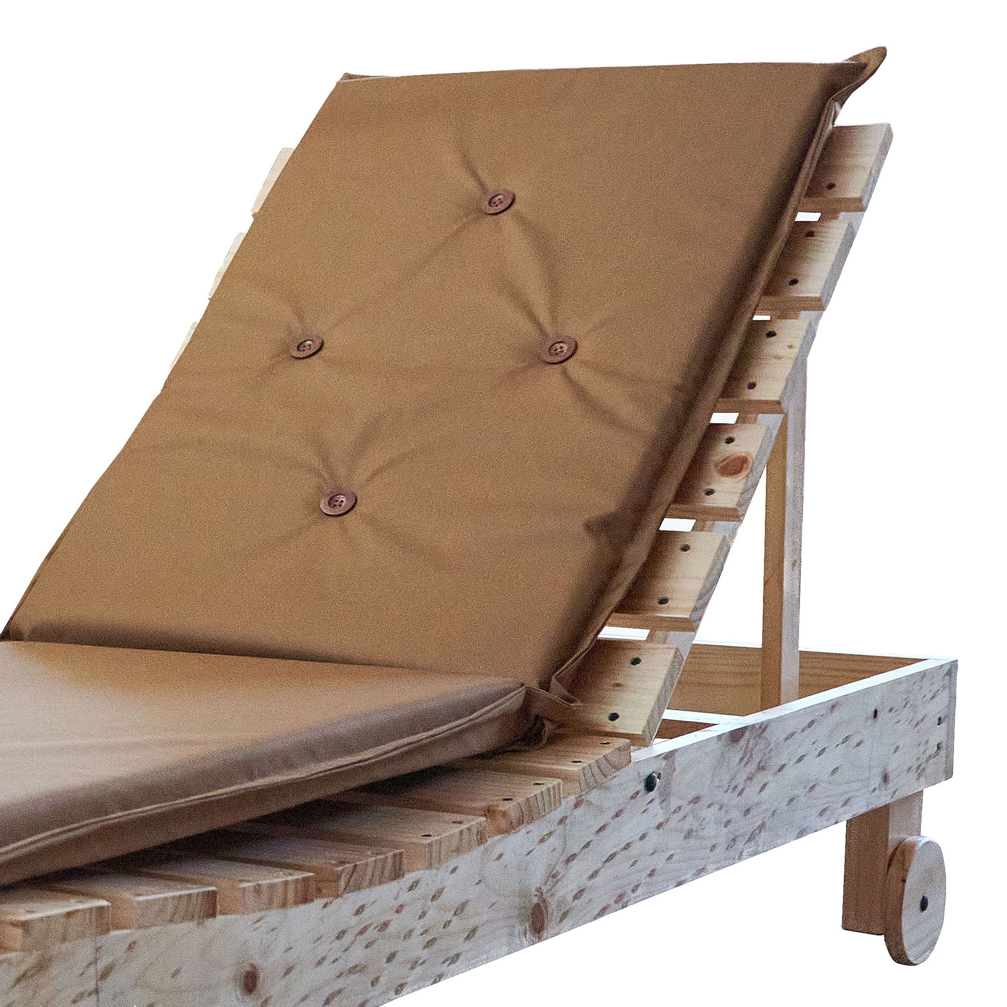 Chilena Casagrande - Reposera Madera - Tapiz Habano