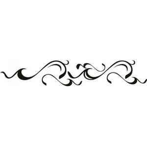 Rienda Libre Graphics - Decomural Flowing Lines Swirl Headboard Ws-16041