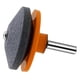 thumbnail image 3 of Afilador De Cuchillas De Cortadora De Césped Giratoria Amoladora De Cuchillas Para Taladro Eléctrico / Manual Naranja, 3 of 5