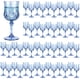 thumbnail image 1 of Juego de 48 vasos de vino LEYIQU 200 ml estilo vintage azul, 1 of 5
