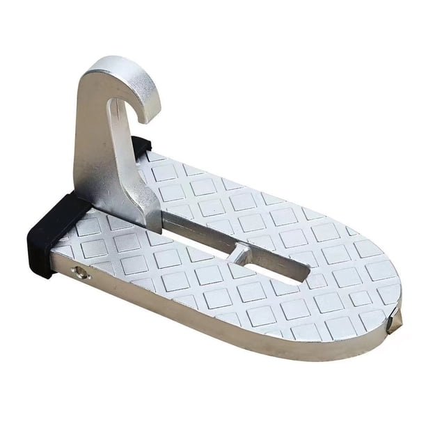 Get Easy Roof Access and Safety with our Foldable Car Door Step and Glass Breaker - Universal Fit for Most Cars, SUVs, and Trucks!