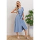 thumbnail image 2 of Vestido Largo Primavera Mujer Semi Formal Casual Botones 339, 2 of 3