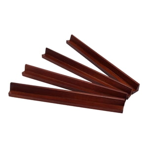 Bothyi - 4 Soportes De Madera Para Fichas De Mahjong, Herramienta Para Casa De Vacaciones, 230 X 20 Mm