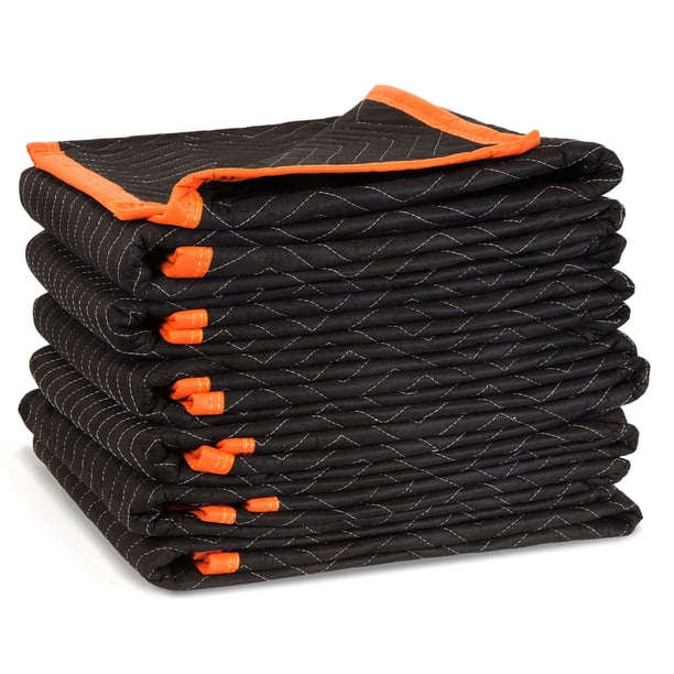 Mantas Moving Blankets WEN 272406, acolchadas, resistentes, 72 x 40 pulgadas, paquete de 6