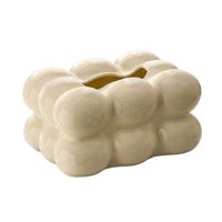 Bothyi - Dispensador De Servilletas Con Soporte Para Caja De Pañuelos Creativa Para Decoración De Baño De Coche, Color Blanco