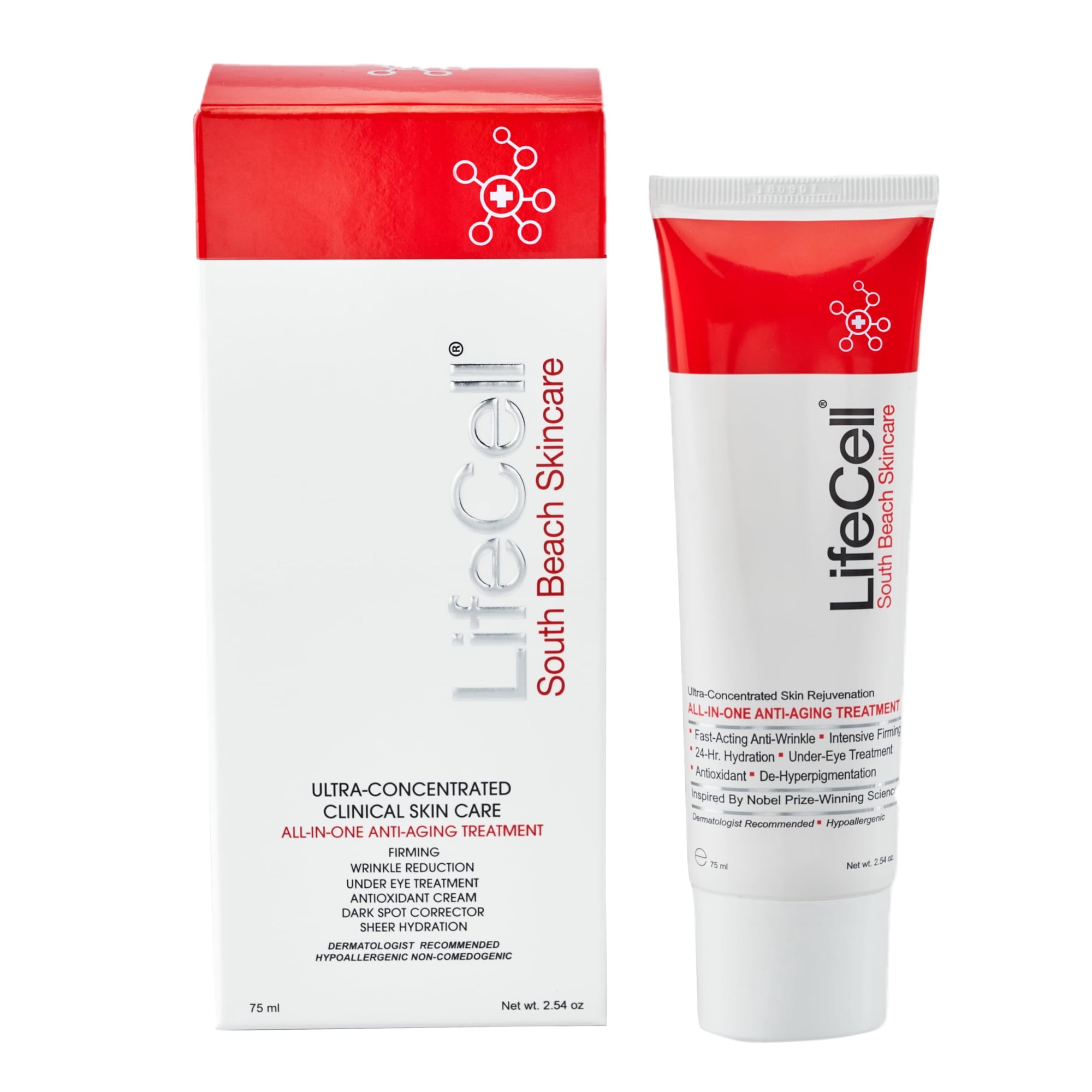 Lifecell - Tratamiento Antienvejecimiento South Beach Skincare All In One 75 Ml