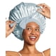thumbnail image 1 of Gorro de satén Kitsch XL para dormir más suave que Silk Haze Blue, 1 of 9