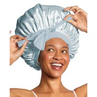 Gorro De Satén Kitsch Xl Para Dormir Más Suave Que Silk Haze Blue