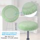 thumbnail image 3 of Fundas para Taburetes Uxcell Redondas, Fundas Elásticas para Taburetes de Bar Lavables, Funda de Cojín para Taburete Extensible, Funda para Asiento de Silla de Bar Verde 14"-18", 3 of 7