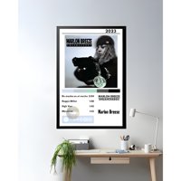 Genérico - Cuadro Marlon Breeze 24X36 Cm