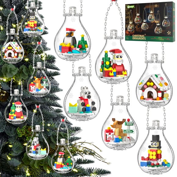 Kit De Construcción De Adornos Navideños 2026 Con 647 Piezas